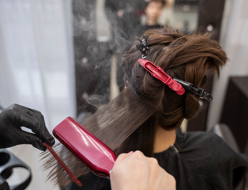 Potong rambut + smoothing